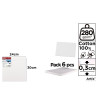 Lienzo 24x30 cms. Pack 6 unidades
