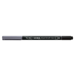 ROTULADOR LYRA AQUA BRUSH DUO NEGRO