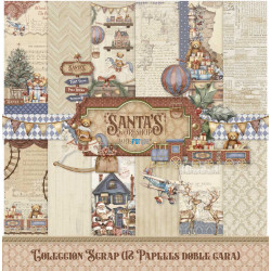 Colección Scrap 30X30 Papers For You  Santa´s Workshop