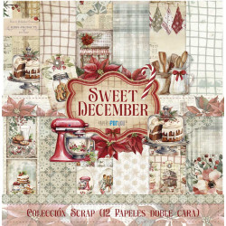 Colección Scrap 30X30 Papers For You  Sweet December