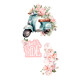 Decorative Transfers  Scooter PapersForYou 15x30cm