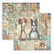 Colección Stamperia 30 x30 Furry Friends