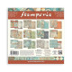 Colección Stamperia 30 x30 Background Furry Friends