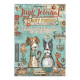 Junk Journal Stamperia Backgrounds Furry Friends