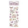 Rub-on Stamperia 10.16x21.6 cms. Quiet Days Hortensia y Mariposa