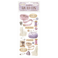 Rub-on 10.16x21.6 cms. Our way