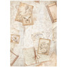 Papel de Arroz Stamperia Quiet Days Postales