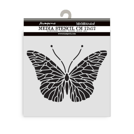 Stencil 12x12 Stamperia Quiet Days Mariposa