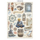 Junk Journal Stamperia Backgrounds Silent Sea