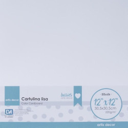 Cartulina Textura Lienzo 30.5x30.5