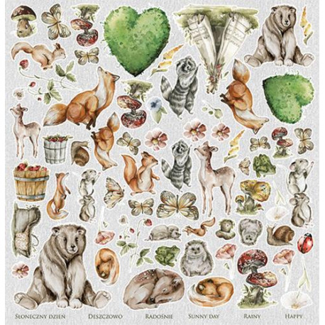 Hoja Recortables Craft O'clock 30x30 cms. Insectos