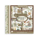 Rub-on Stamperia Set 6 Hojas 15.5x15 cms. Herbarium Silvae