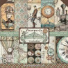 kit de Papeles Scrap Stamperia 30 x30 Voyages