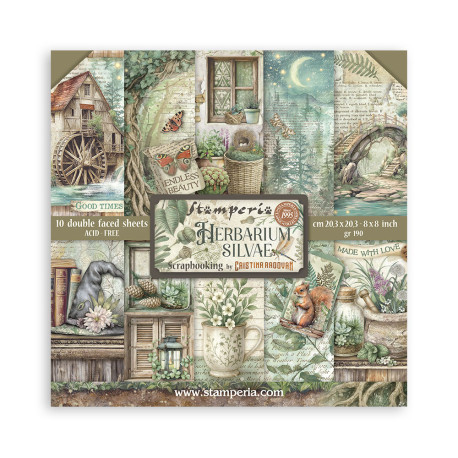kit de Papeles Scrap Stamperia 30 x30 Alice PROXIMAMENTE
