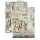 Junk Journal Stamperia Backgrounds Herbarium Silvae