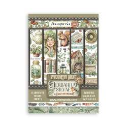 Washi pad 8 hojas A5 Coffee and chocolate Stamperia