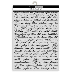 Stencil Stamperia Din A-3  Writings