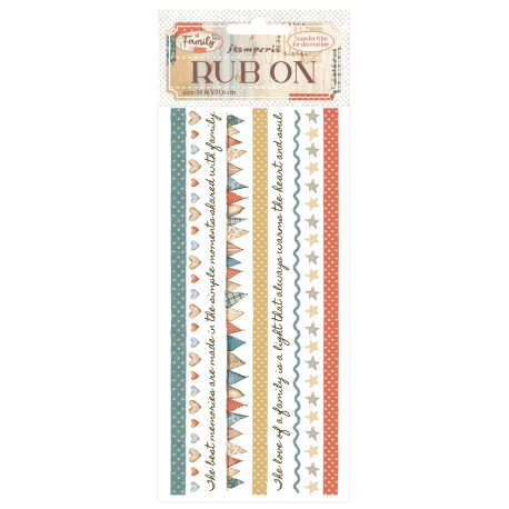 Rub-on 10.16x21.6 cms. Our way