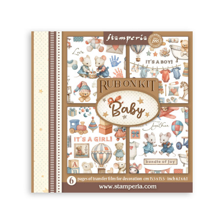 Rub-on 10.16x21.6 cms. Our way