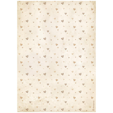 Papel de Arroz Stamperia Baby hearts pattern