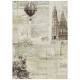 Papel de Arroz Stamperia Voyages Fantastiques sepia background