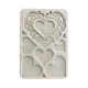Stamperia Silicone mold A5 Family Corazones