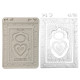 Stamperia Silicone mold A5 Baby Marcos y Corazones