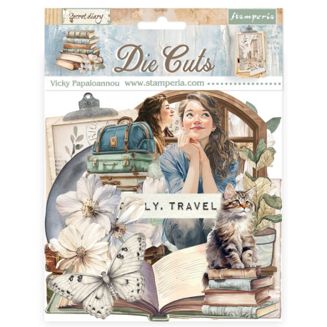 Die Cuts surtidos -Stamperia Secret Diary