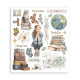 Rub-on Stamperia Set 6 Hojas 20.5x23 cms. Secret Diary