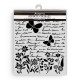 Stencil Stamperia 20x25 Daisy Art Letra y Mariposa