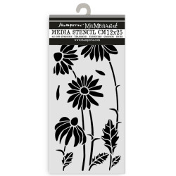Stencil 12x25 Stamperia Daisy Art Margaritas