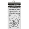 Stencil 12x25 Stamperia Daisy Art Me quiere, no me quiere