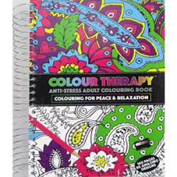 Libro para Colorear Adultos 80 Diseños Espiral