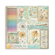 Maxi Block Papeles Scrap Stamperia 30 x30 Daisy Art (una cara)