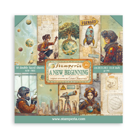 kit de Papeles Scrap Old Lace Stamperia 30 x30