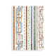 Washi pad 8 hojas A5 Coffee and chocolate Stamperia