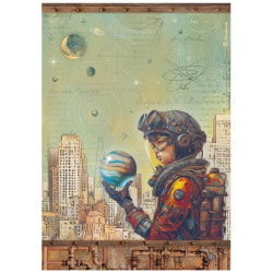 Papel de Arroz Stamperia A new Beginning salva el planeta