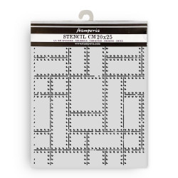 Stencil Stamperia 20x25 A new Beginning plaquas metalicas