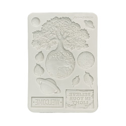 Stamperia Silicone mold A5 A nw Beginning planetas