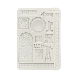 Stamperia Silicone mold A5 A nw Beginning telescopio