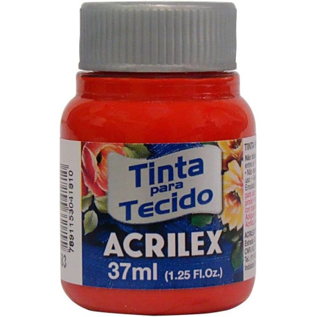 Pintura Tela Mate Acrilex Nº 501 37 ML. Azul Turquesa