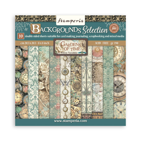kit de Papeles Scrap Old Lace Stamperia 30 x30