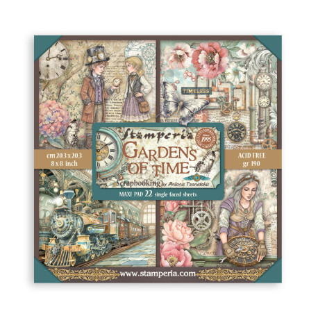 kit de Papeles Scrap Old Lace Stamperia 30 x30