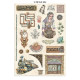 Junk Journal Stamperia Backgrounds Gardens of Time