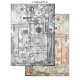 Junk Journal Stamperia Backgrounds Gardens of Time