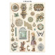 Junk Journal Stamperia Backgrounds Gardens of Time