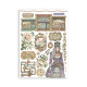 Washi pad 8 hojas A5 Coffee and chocolate Stamperia