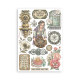 Washi pad 8 hojas A5 Coffee and chocolate Stamperia