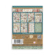 Washi pad 8 hojas A5 Coffee and chocolate Stamperia