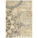 Kit 8 Papeles arroz A-6 Stamperia Backgrounds Gardens of Time
